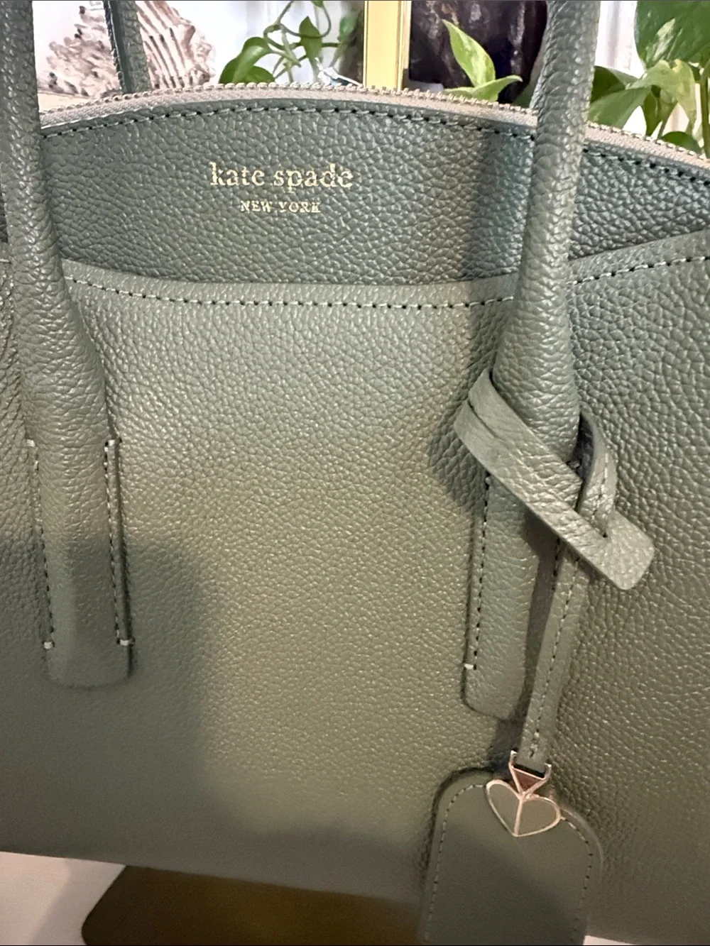 Kate Spade Margaux Medium Leather Satchel Bag/ crossbody.